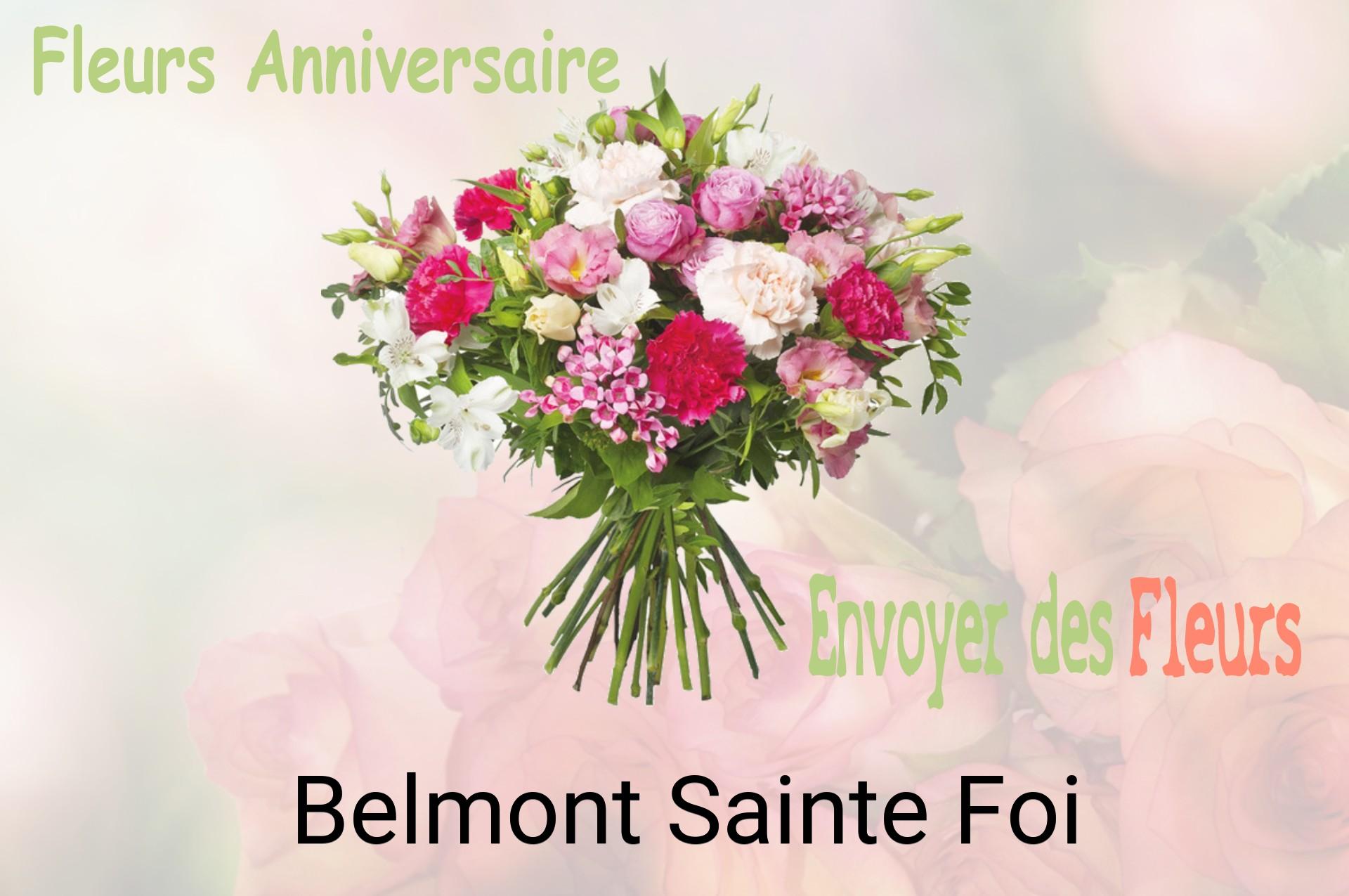 Bouquet de fleurs d’anniversaire livré à Belmont-Sainte-Foi