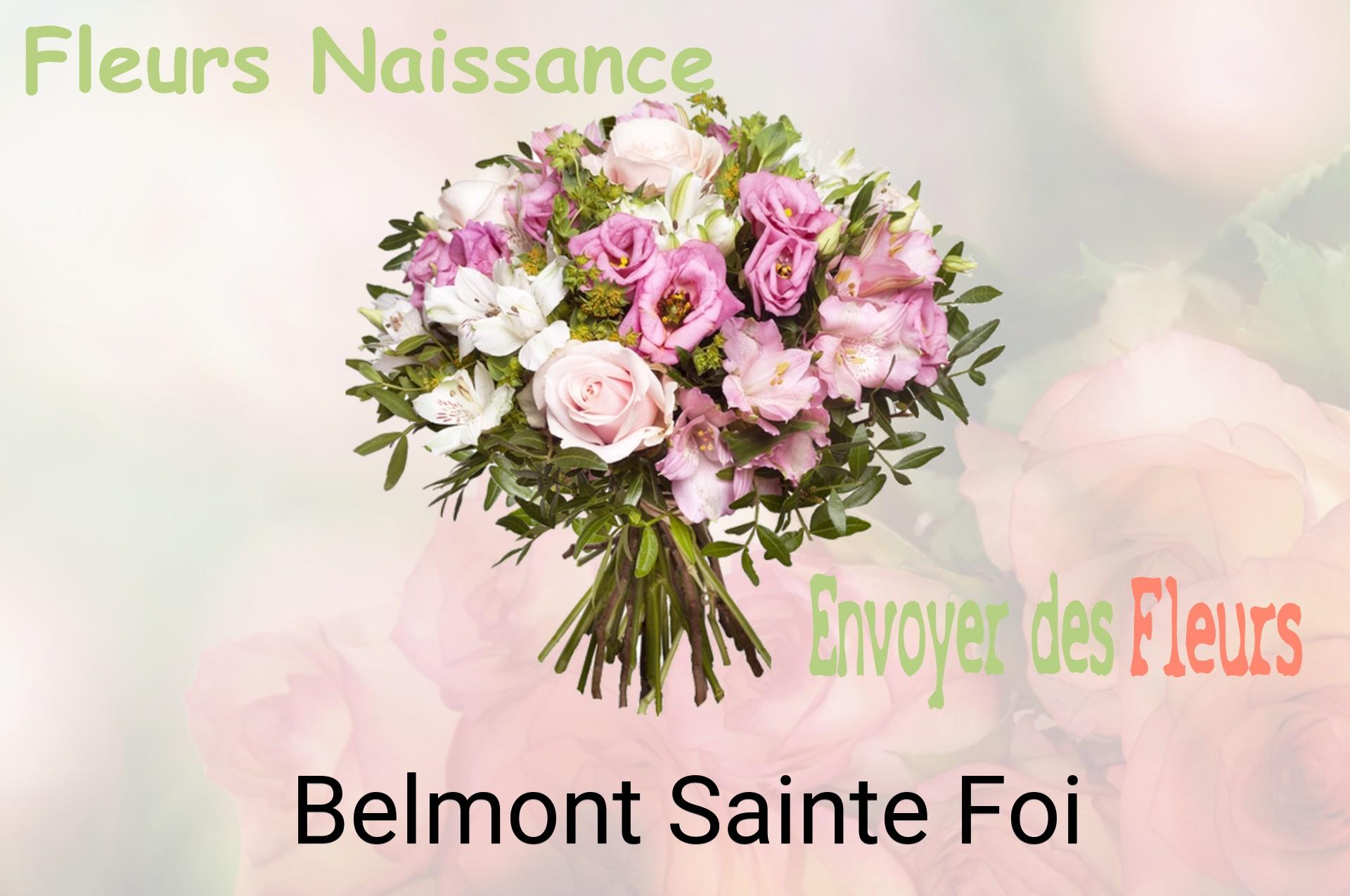 Bouquet de fleurs de naissance livré à Belmont-Sainte-Foi
