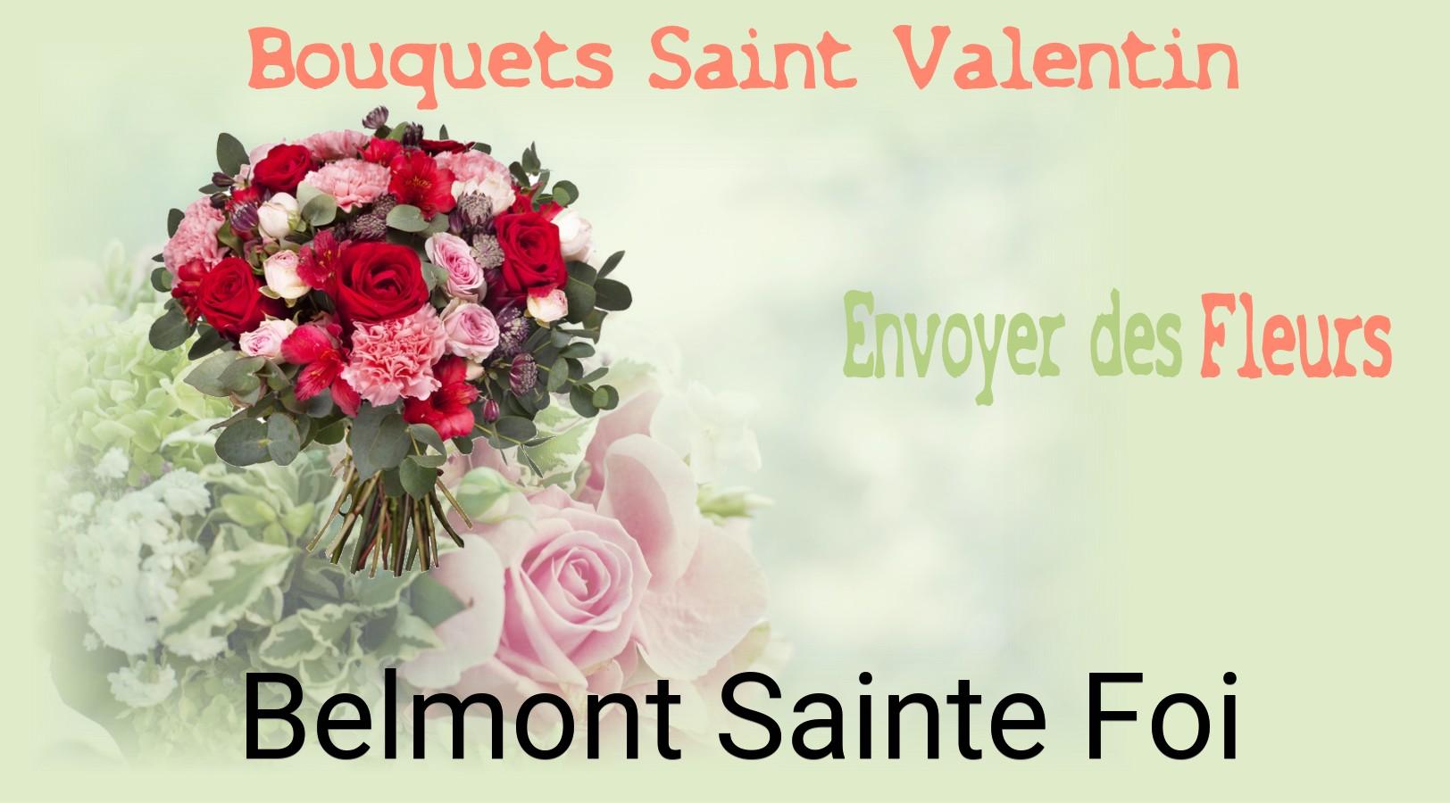 Roses de Saint-Valentin livrées à Belmont-Sainte-Foi